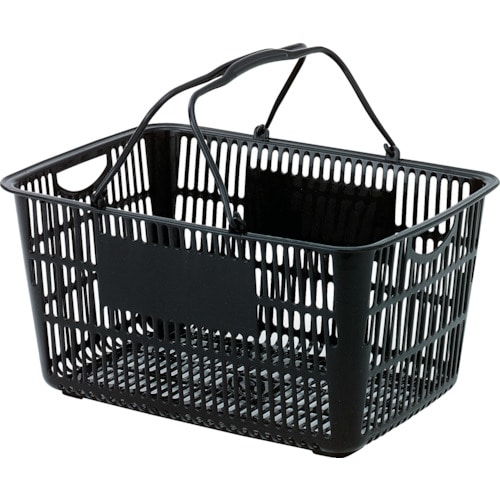 トラスコ中山 太幸 ショッピングバスケット U33 ブラック 33L(ご注文単位1個)【直送品】