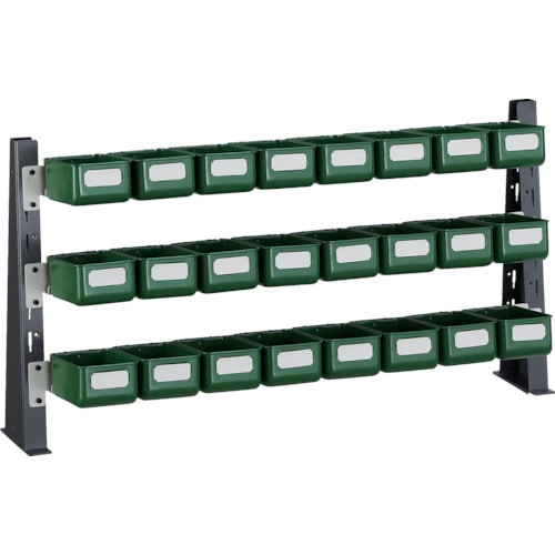 トラスコ中山 TRUSCO UPR型ライトビンラック卓上用 K-10HX24個(ご注文単位 1台)【直送品】