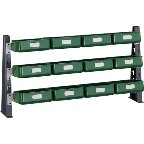 トラスコ中山 TRUSCO UPR型ライトビンラック卓上用 K-20HX12個(ご注文単位 1台)【直送品】