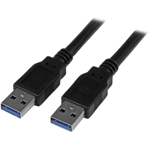 トラスコ中山 スターテック USBケーブル/A-B/3m/USB 3.0/5Gbps/オス・オス/ブラック（ご注文単位 1袋）【直送品】