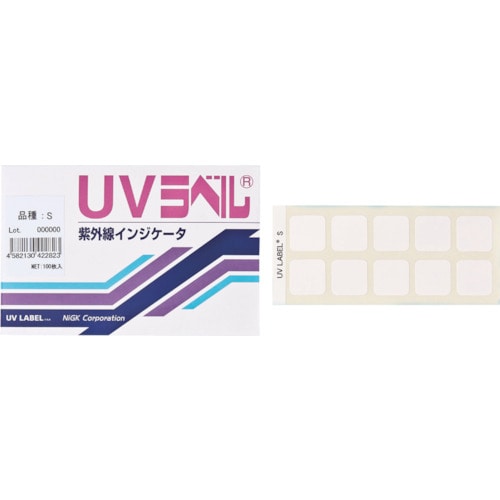 トラスコ中山 日油技研 UVラベル 中感度(ご注文単位 1箱)【直送品】