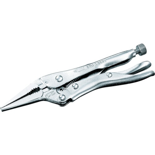 トラスコ中山 エビ バイスプライヤー ロングノーズタイプ(カッター付) 165mm(ご注文単位 1個)【直送品】