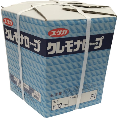 トラスコ中山 ユタカメイク ビニロンメーターパックロープ 12mm×200m(ご注文単位 1巻)【直送品】