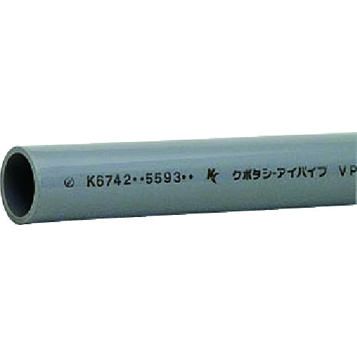 トラスコ中山 クボタケミックス 水道用塩ビパイプ VPW 30X0.25M(ご注文単位 1本)【直送品】