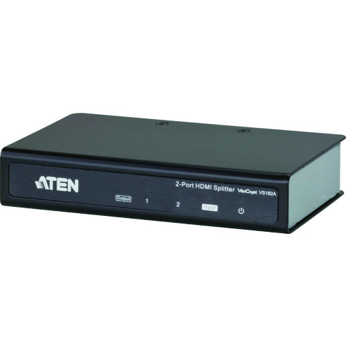トラスコ中山 ATEN ビデオ分配器 HDMI / 1入力 / 2出力 / 4K対応(ご注文単位 1台)【直送品】