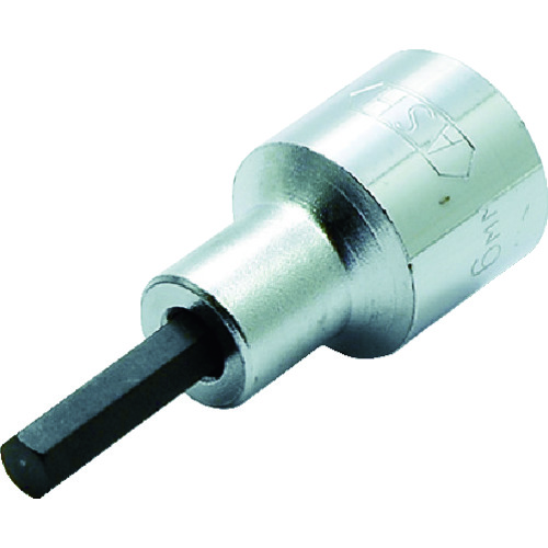 トラスコ中山 ASH ソケットレンチ用ヘキサゴンソケット12.7□×12mm(ご注文単位 1個)【直送品】