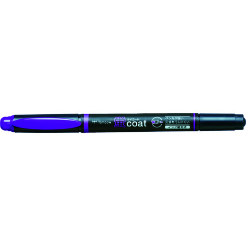 トラスコ中山 Tombow 蛍光マーカー蛍COAT 紫(ご注文単位 1本)【直送品】