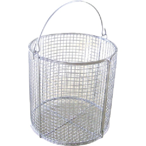 トラスコ中山 水本 ステンレス 洗浄カゴ(丸型)(ご注文単位 1個)【直送品】