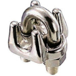 トラスコ中山 水本 ステンレス ワイヤークリップ 使用ロープ径6mm(ご注文単位 1個)【直送品】