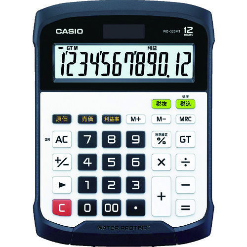 トラスコ中山 カシオ 防水電卓 775-6151(ご注文単位 1台)【直送品】