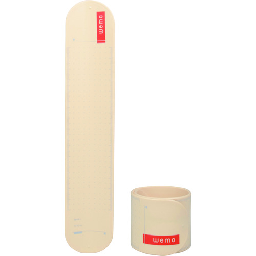 トラスコ中山 wemo ウェアラブルメモ WEMOバンドタイプ 肌色(ご注文単位 1個)【直送品】