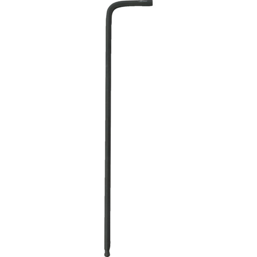 トラスコ中山 ワイズ ブラックボールポイント六角棒レンチ ロング 3mm(ご注文単位 1本)【直送品】