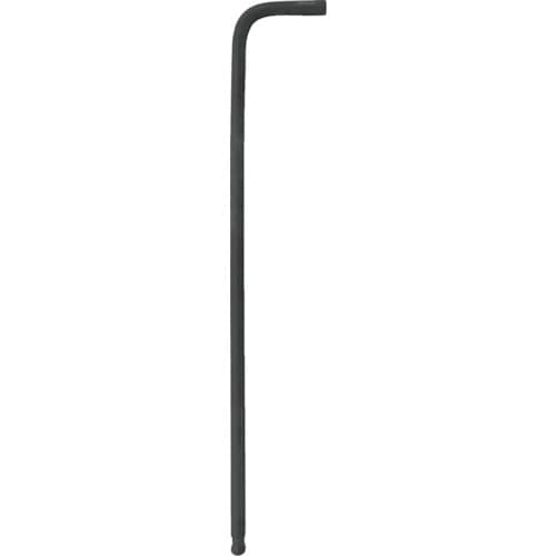 トラスコ中山 ワイズ ブラックボールポイント六角棒レンチ ロング 4mm(ご注文単位 1本)【直送品】