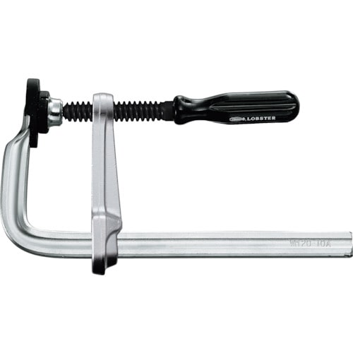 トラスコ中山 エビ L型クランプ エビ万力 グリップハンドル 200mm×101mm(ご注文単位 1個)【直送品】