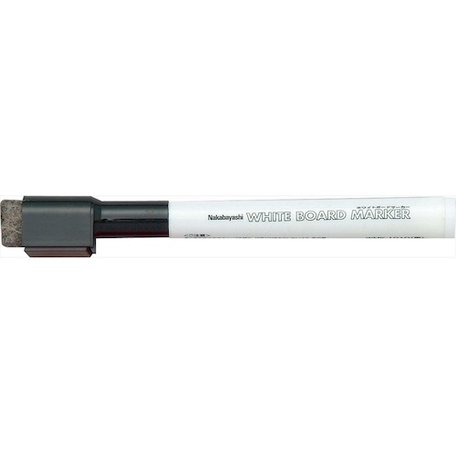 トラスコ中山 ナカバヤシ ホワイトボードマーカー/クロ2mm(ご注文単位 1本)【直送品】