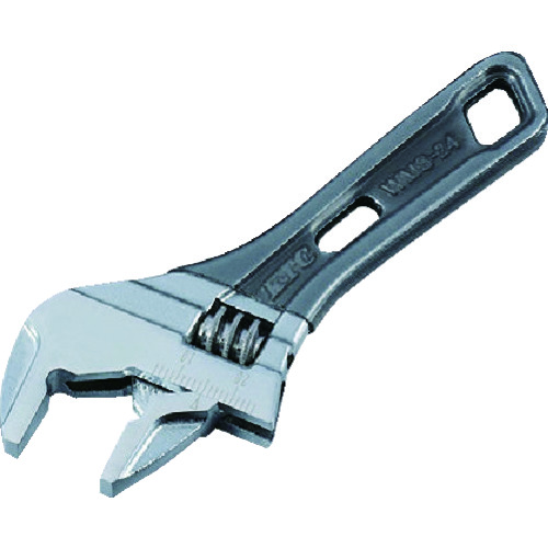 トラスコ中山 KTC ショートモンキレンチ 全長117mm 口開き6~24mm 先端厚さ24mm(ご注文単位 1個)【直送品】
