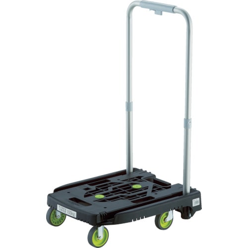 トラスコ中山 TRUSCO 樹脂台車 カルティオミニ weego ブラック(ご注文単位 1台)【直送品】