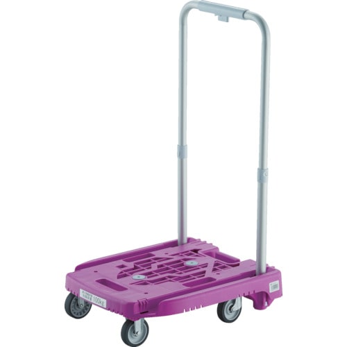 トラスコ中山 TRUSCO 樹脂台車 カルティオミニ weego ラベンダー(ご注文単位 1台)【直送品】