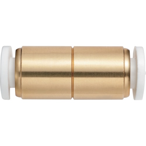 トラスコ中山 潤工社 ワンタッチ継手Wシリーズ ユニオン(黄銅) 12mm(ご注文単位 1個)【直送品】