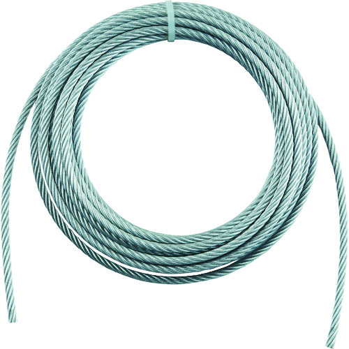 トラスコ中山 TRUSCO 手動ウインチ用ワイヤーΦ12×30M用(切りっ放し)(ご注文単位 1本)【直送品】