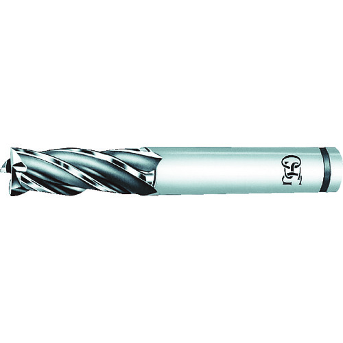 トラスコ中山 OSG ハイススクエアエンドミル XPM多刃ショート 4刃 刃径2.5mm 刃長10mm シャンク径6mm 89105(ご注文単位 1本)【直送品】