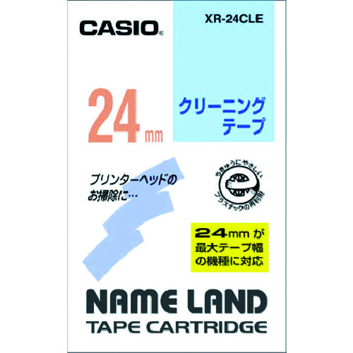 トラスコ中山 カシオ ネームランド用クリーニングテープ24mm(ご注文単位 1本)【直送品】