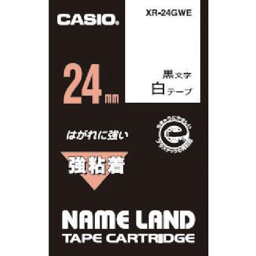 トラスコ中山 カシオ ネームランド用強粘着テープ24mm(ご注文単位 1個)【直送品】
