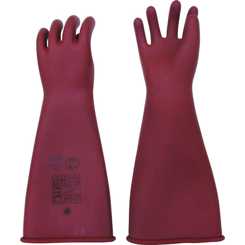 トラスコ中山 YOTSUGI 高圧ゴム手袋 455mm 大(ご注文単位 1組)【直送品】