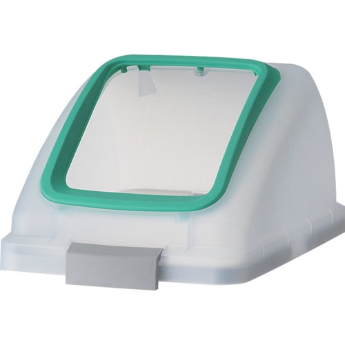 トラスコ中山 コンドル 屋内用屑入れ リサイクルトラッシュ SKL-50用 角穴蓋 緑(ご注文単位 1個)【直送品】
