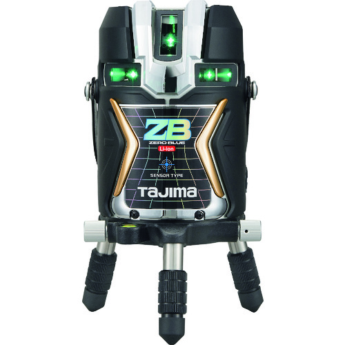 トラスコ中山 タジマ レーザー墨出器 ZERO BLUE センサー リチウムーKJC(ご注文単位 1台)【直送品】
