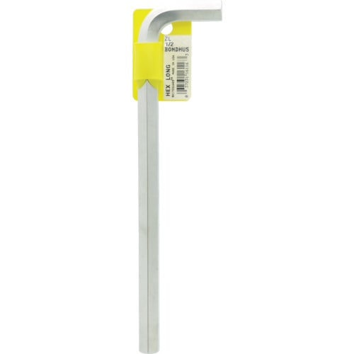 トラスコ中山 ボンダス 六角L-レンチ ロング 1/2インチ(ご注文単位 1本)【直送品】