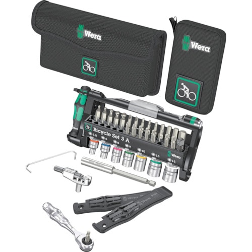 トラスコ中山 Wera 自転車メンテナンスセット3A 606-9093 (ご注文単位1セット) 【直送品】