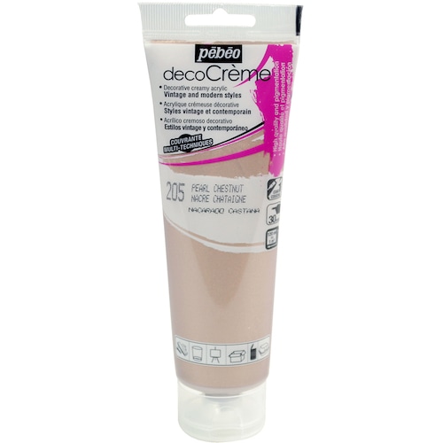 トラスコ中山 ペベオ デコクリーム 120ml パール色 チェスナット 555-9439 (ご注文単位1本) 【直送品】