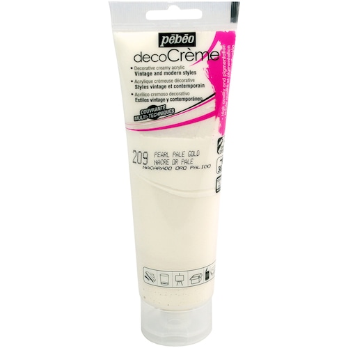 トラスコ中山 ペベオ デコクリーム 120ml パール色 ペイルゴールド 555-9416 (ご注文単位1本) 【直送品】