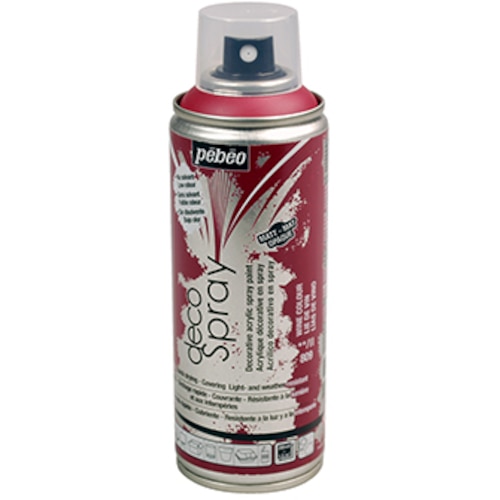 トラスコ中山 ペベオ デコスプレー200ml マット色 ワインカラー 538-2792 (ご注文単位1本) 【直送品】