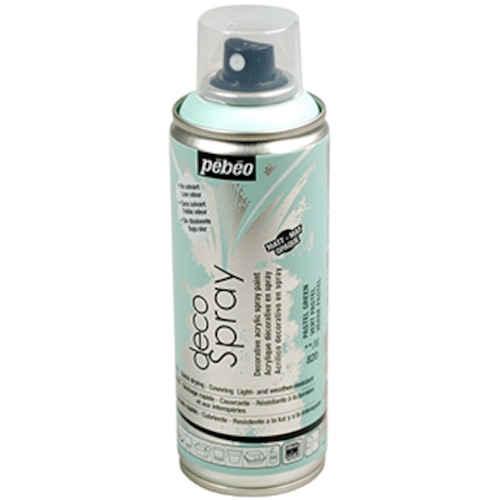 トラスコ中山 ペベオ デコスプレー200ml マット色 パステルグリーン 538-1285 (ご注文単位1本) 【直送品】