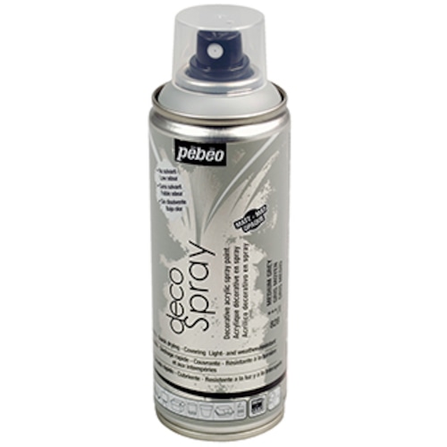 トラスコ中山 ペベオ デコスプレー200ml マット色 ミディアムグレイ 538-2798 (ご注文単位1本) 【直送品】