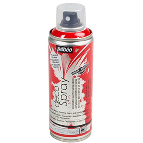 トラスコ中山 ペベオ デコスプレー200ml グロス色 グロスレッド 538-2797 (ご注文単位1本) 【直送品】