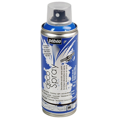 トラスコ中山 ペベオ デコスプレー200ml グロス色 グロスブルー 538-2773 (ご注文単位1本) 【直送品】