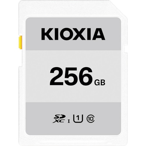 トラスコ中山 キオクシア ベーシックSDメモリカード 256GB KSDB-A256G 424-7800 (ご注文単位1個) 【直送品】
