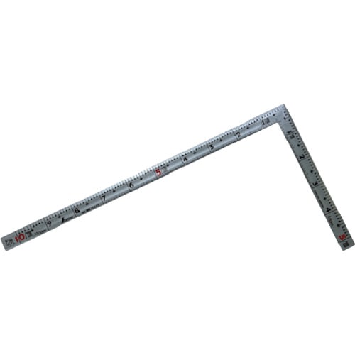 トラスコ中山 シンワ 曲尺 同厚併用 シルバー1尺裏面30cm 名作赤数字入 816-3827 (ご注文単位1本) 【直送品】