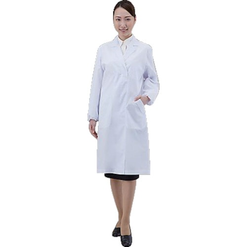 トラスコ中山 AS アズラボ白衣 女性用AL-FS M 444-7476 (ご注文単位1着) 【直送品】