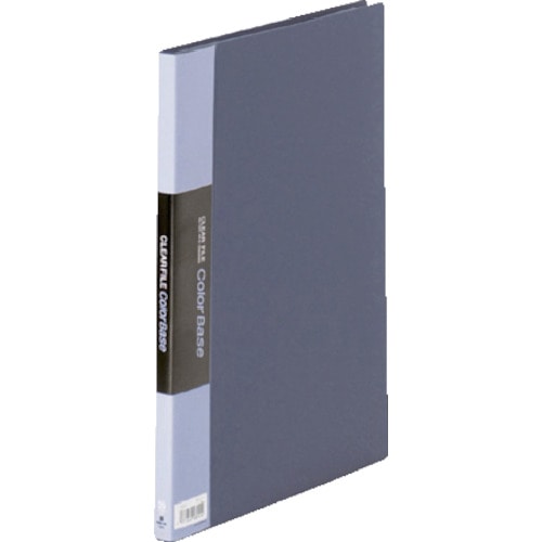 トラスコ中山 キングジム クリア-ファイルカラ-ベ-スS型ネイビ- 131-2645 (ご注文単位1冊) 【直送品】