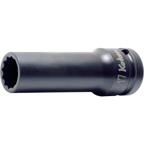トラスコ中山 コーケン 12.7mm差込 インパクト12角ディープソケット(薄肉) 24mm 120-7226 (ご注文単位1個) 【直送品】