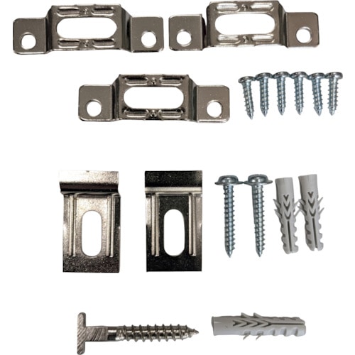 トラスコ中山 福井金属工芸 額縁用セキュリティ金具セット 1854 520-9603 (ご注文単位1セット) 【直送品】