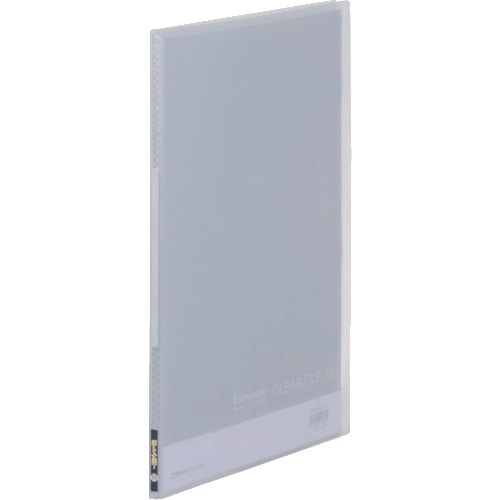 トラスコ中山 キングジム シンプリ-ズクリア-F(透明)10P 128-6500 (ご注文単位1冊) 【直送品】