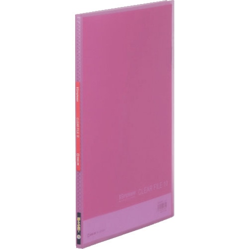 トラスコ中山 キングジム シンプリ-ズクリア-F(透明)10Pピン 129-2755 (ご注文単位1冊) 【直送品】