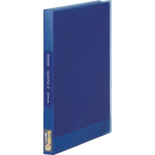 トラスコ中山 キングジム シンプリ-ズクリア-F(透明)40Pコバ 128-8073 (ご注文単位1冊) 【直送品】
