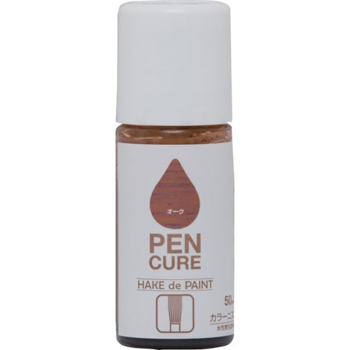 トラスコ中山 ニッぺ ペンキュア HAKE de PAINT カラーニス 50ml オーク 190K034 128-3790  (ご注文単位1本) 【直送品】