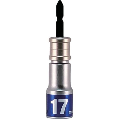 トラスコ中山 MUSTTOOL 軸交換式落下防止ソケット12角 差込6.35x対辺17mm×全長105mm RBS17C-12K 644-2769 (ご注文単位1個) 【直送品】
